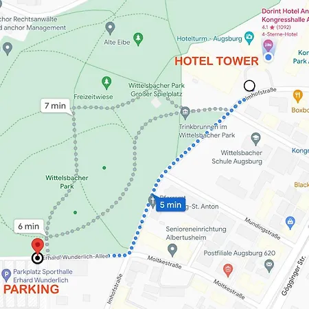 דירה Hotelturm